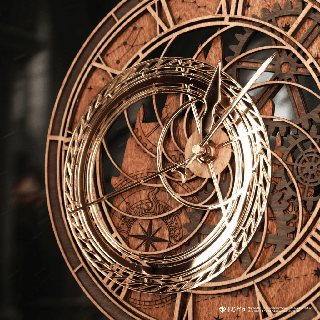 Hogwarts Clock Tower 3D wooden wall clock